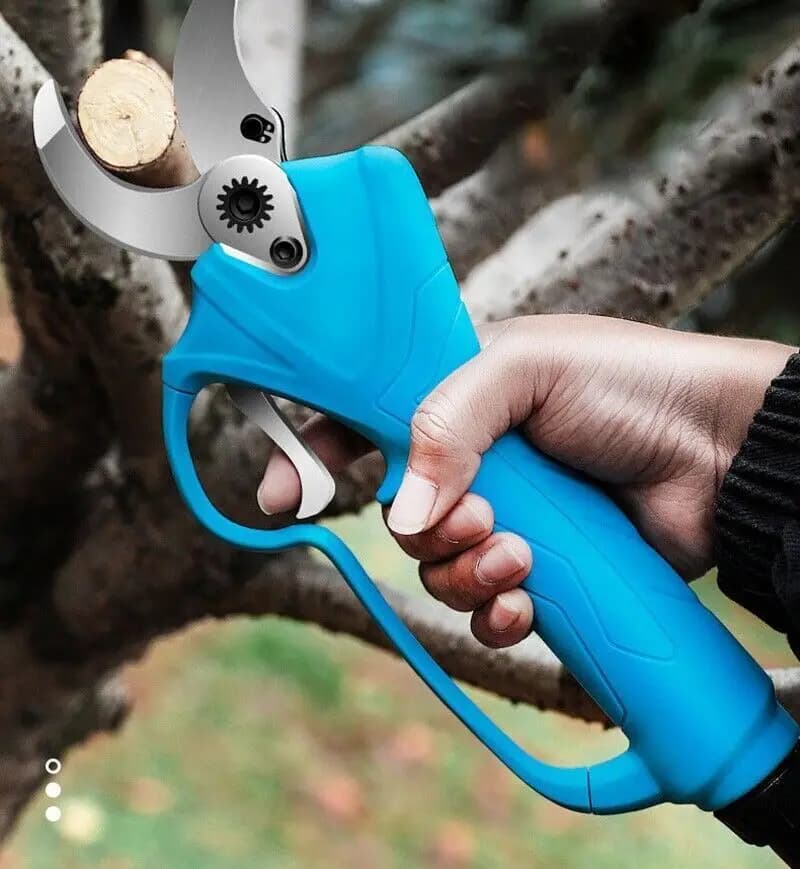 40MM Lithium Electric Pruning Shears Garden Tree Secateur Trimmer
