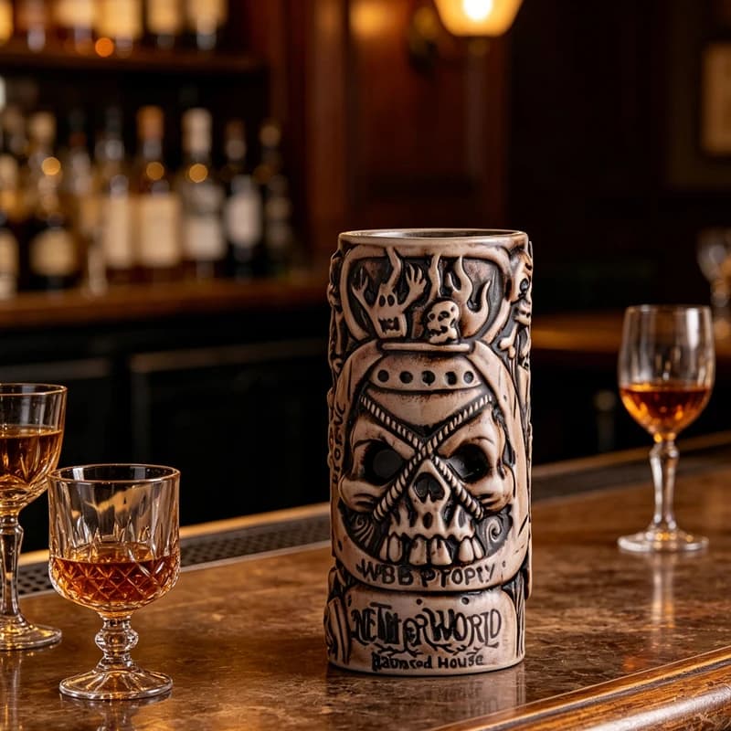 Tazza in Ceramica Creativa, Bicchiere per Vino, Tazza per Cocktail Hawaiano, Bicchieri per Birra e Bevande, Tazza Tiki, Articoli per Bar, Regali Raffinati