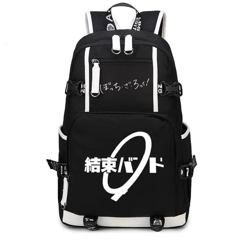 New ROCK! Backpack hitori bocchi Laptop Bag Men Travel Bags USB Luminous Oxford Backpack schoolbag