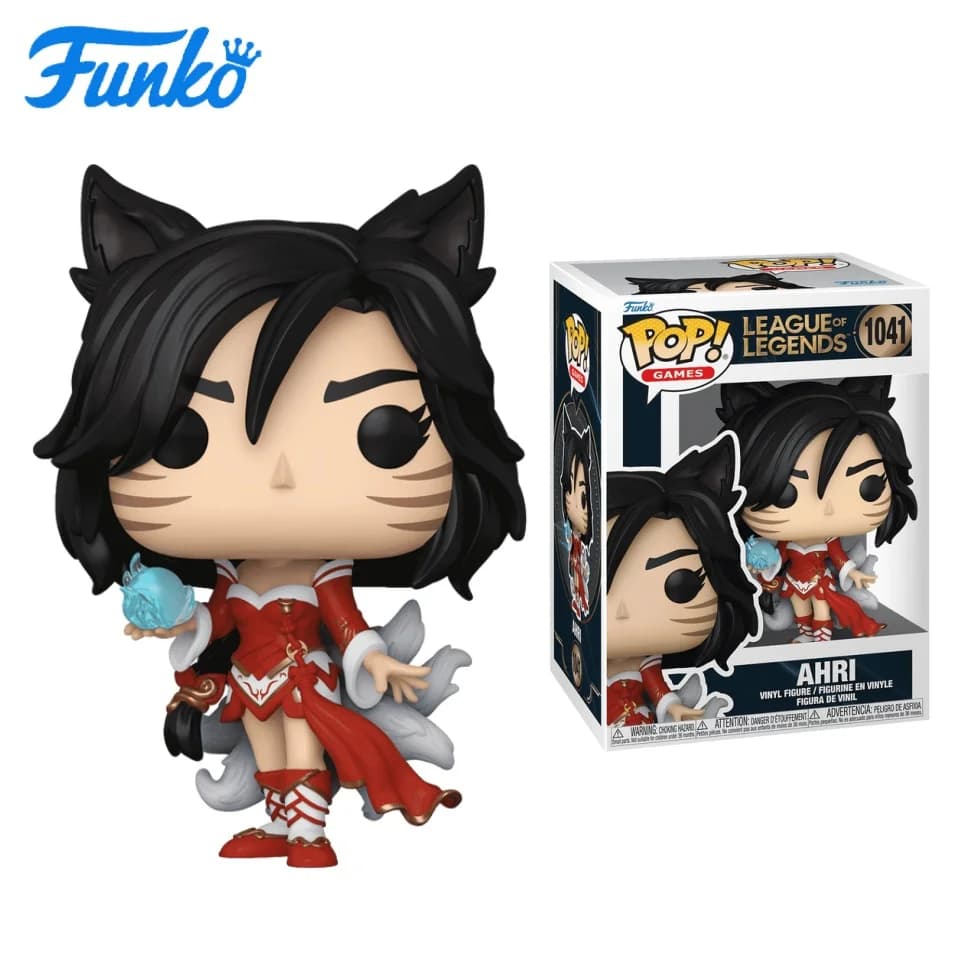 Serie di giochi Pop: League of Legends - Ahri - Regalo di Capodanno - un fantastico regalo per amici e familiari per Natale, Capodanno e compleanni, decorazione a tema pop culture, regalo di compleanno, oggetti da collezione di fumetti, merce ufficialmente licenziata, oggetti da collezione premium, artefatti di fumetti, regali geek, oggetti da collezione