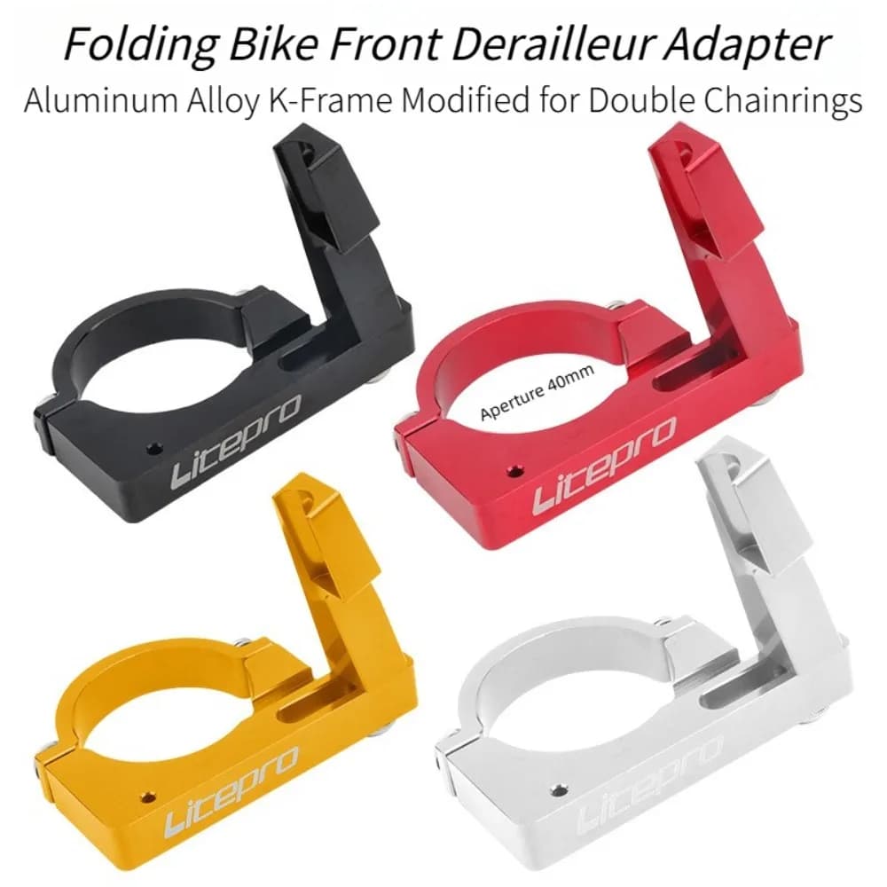 Adattatore Litepro SP8, adattatore per cambio anteriore per bici pieghevoli, modifica per biciclette a ruote piccole, adattatore per cambio anteriore