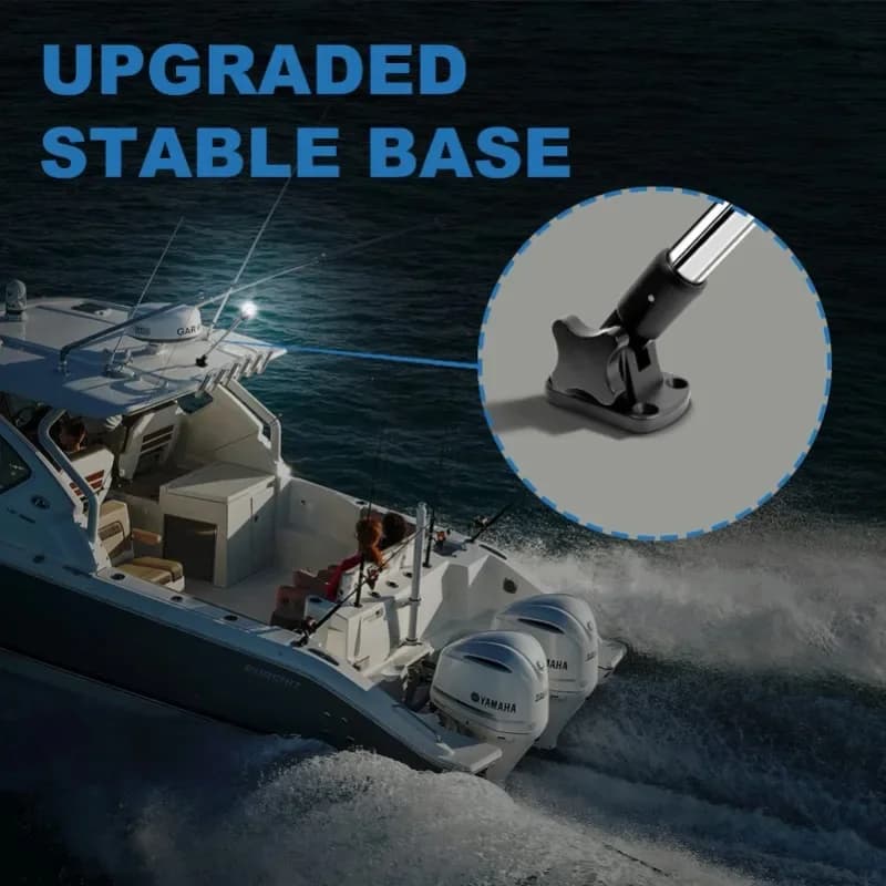 Fold Down 360 Degree LED Boat Navigation Light for Yacht Marine Anchor Light 12~24 V Sailing Signal Light Boat Accessories