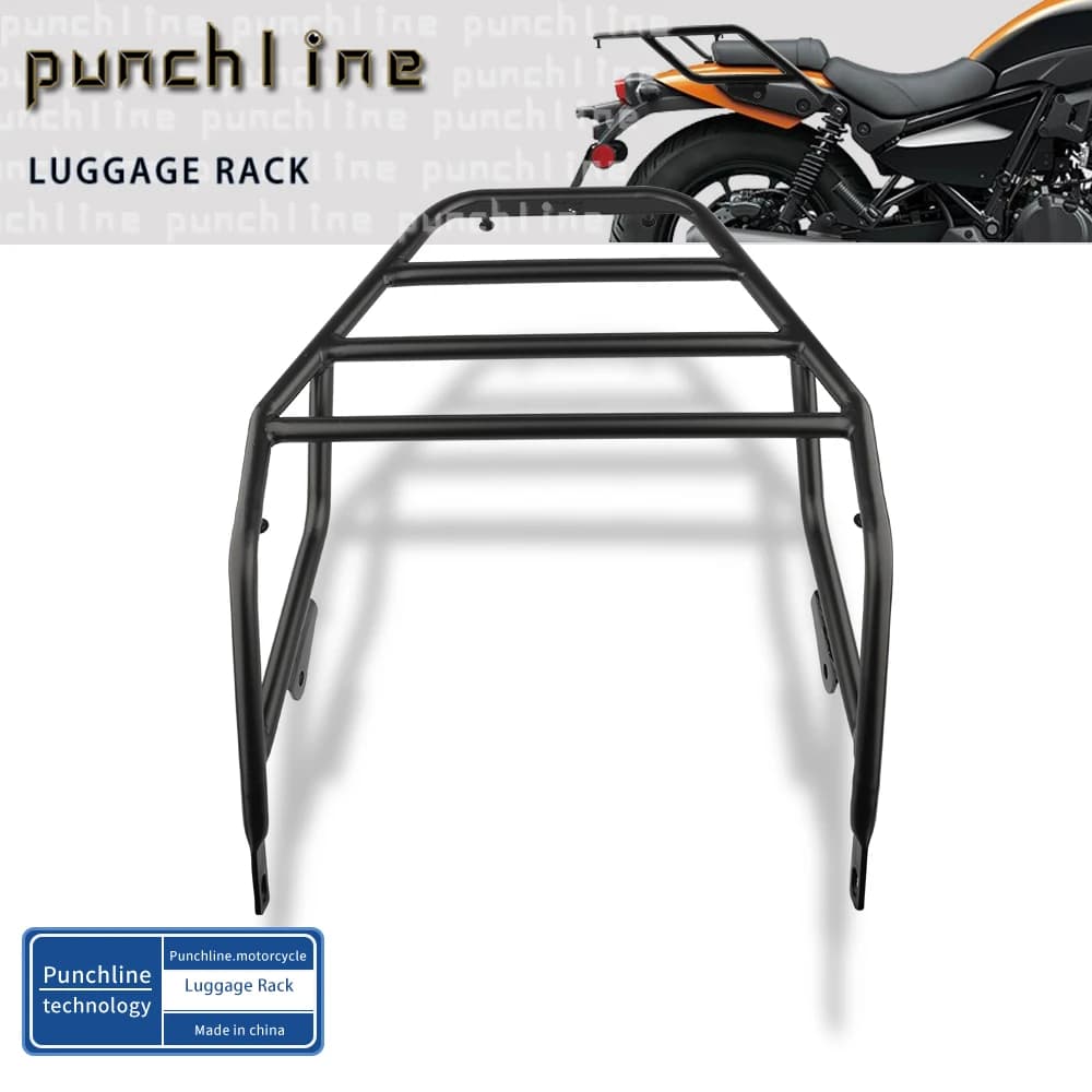 Portapacchi Posteriore per Eliminator 400 SE, Eliminator 450 SE 23-25, Eliminator 500, Supporto per Bauletto, Valigia e Bagagli