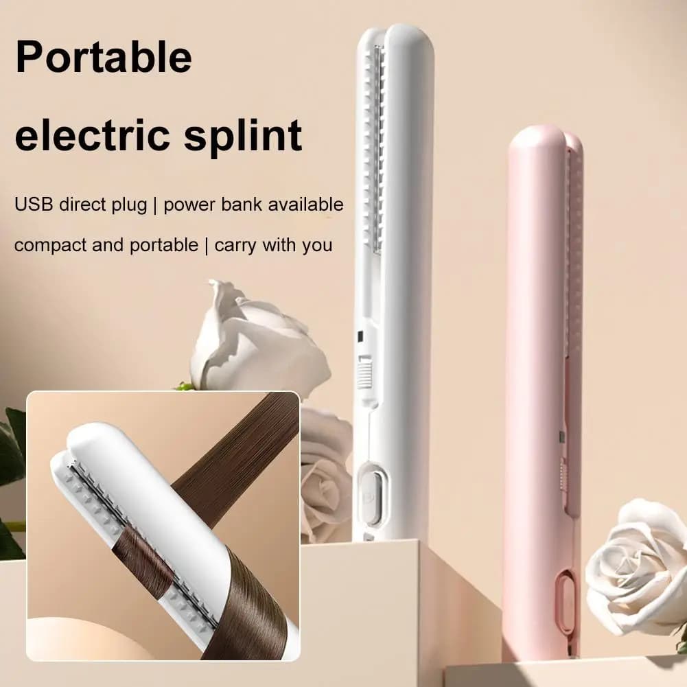 Mini portable hair plate Light 180 degrees Celsius Constant temperature control, suitable for fringe and short hair