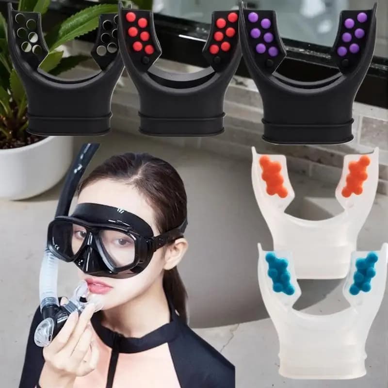 Silicone spool for unisex scuba diving, 1 regulator for Comfort Fit - Easy tab replacement
