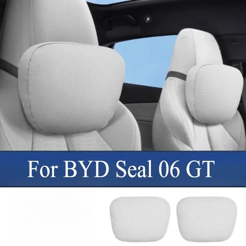 Ergonomic Memory Foam Headrest & Waist Pillow for BYD Seal 06 GT, Maybach-Style Comfort Upgrade Kit