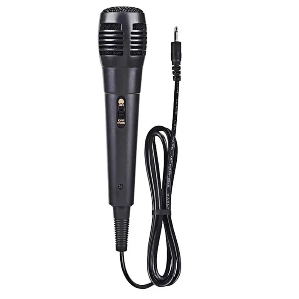Nuovo microfono dinamico professionale Microfono vocale nero integrato Registrazione karaoke cablata portatile