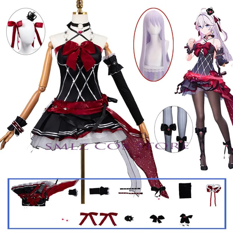 Costume Cosplay Strinova Kanami, Abito da Donna, Set Uniforme per Halloween, Carnevale, Feste, Vestiti di Kanami per Donne