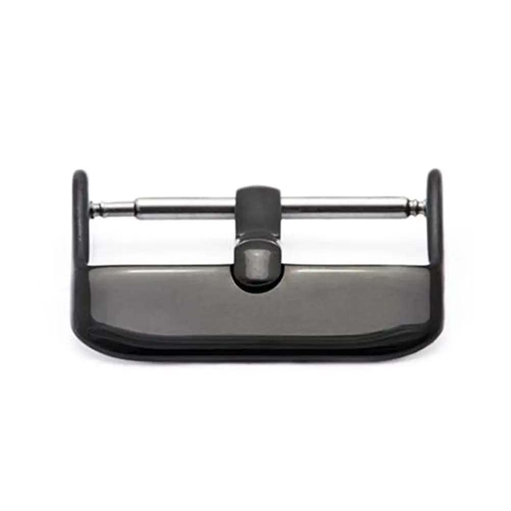 4 pieces of 24 mm stainless steel watch clasp, corrosion resistant buckle for watch strap replacement, luxury finish, instrument included