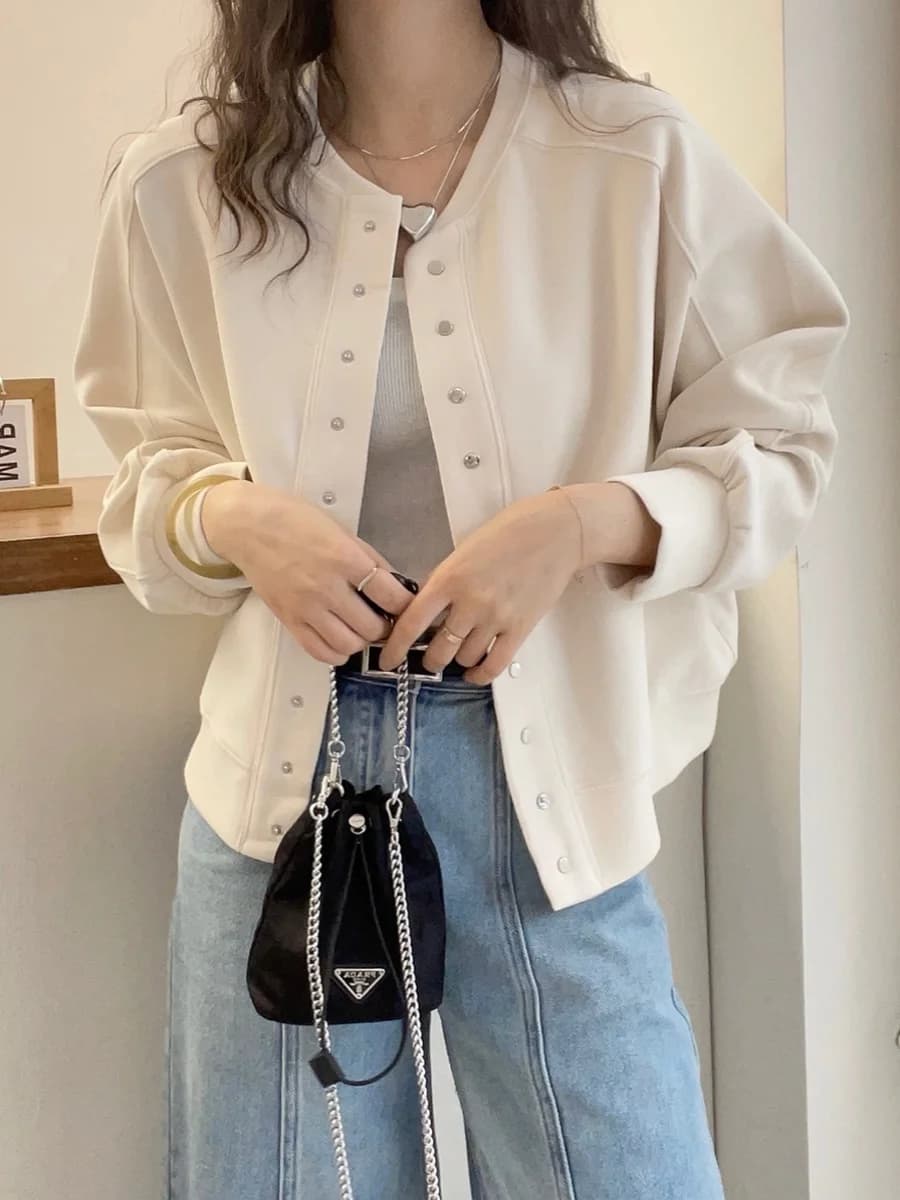 Fashionable Sweatshirt Cardigan Short Jacket Women Early Spring Autumn 2026 New European Style Baseball Uniform Jacket Trendy