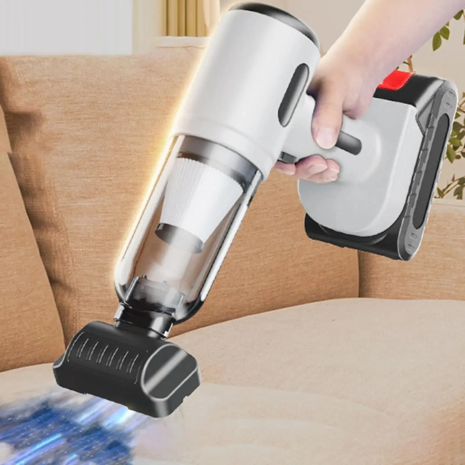 Mini aspirapolvere per auto senza fili 12V 4300Pa Aspirapolvere portatile ad aspirazione ultra forte Mini ventilatore d'aria portatile per casa e auto