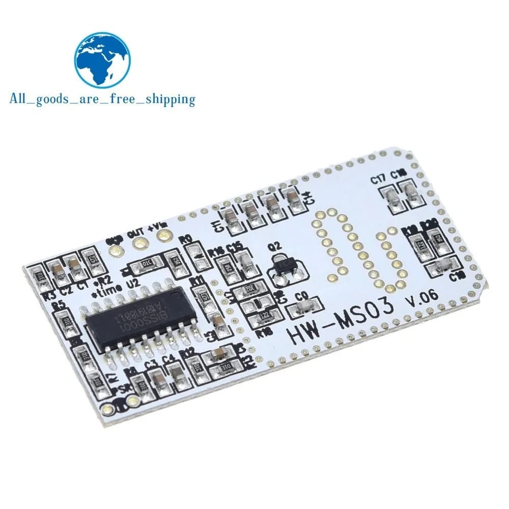 HW-MS03 High Performance Motion Sensor Module, 2.4GHz to 5.8GHz Microonde Radar Sensor for Arduino