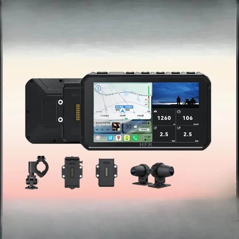 Smart navigation of motorcycle Dash Cam electric multipurpose quick release