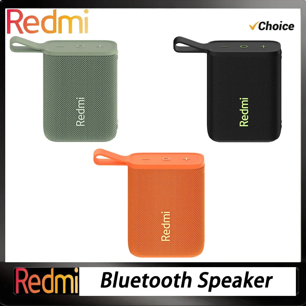 NEW Redmi Portable Bluetooth Speaker Outdoor IP67 Stereo Powerful Sound Box BT5.3 RGB Dual Pairing TWS Connectivity Colorful CN
