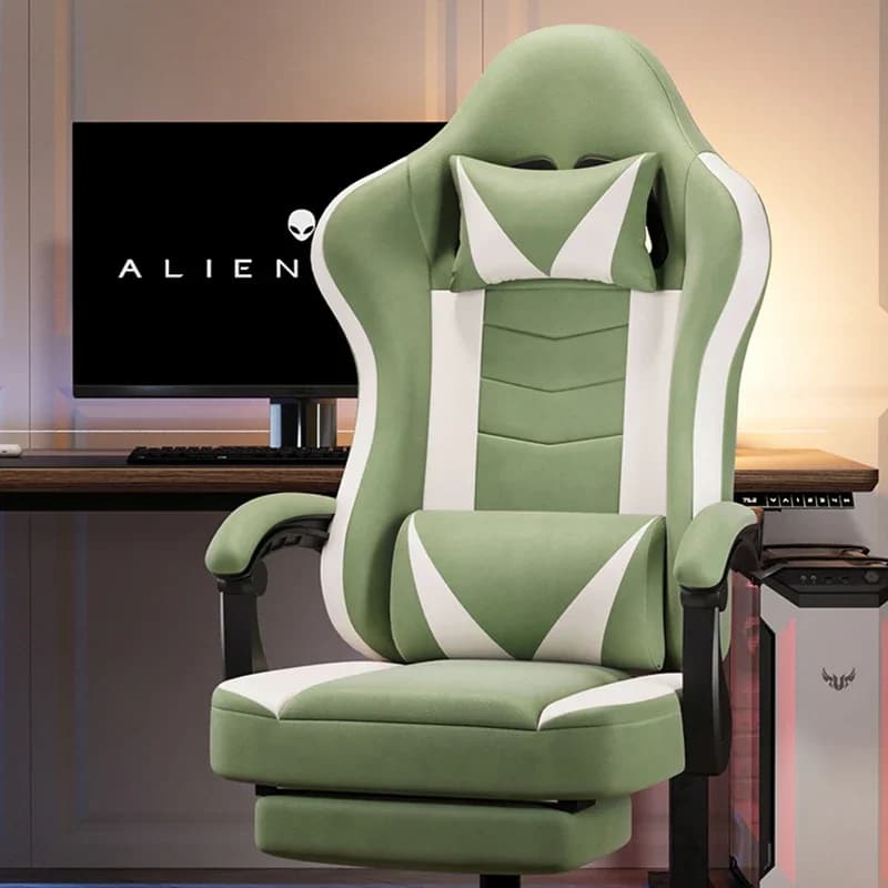 Sedia da scrivania elevabile per ragazze, sedia da gaming per soggiorno, ufficio domestico, poltrona, mobili ergonomici, sedia da gamer pieghevole e leggera