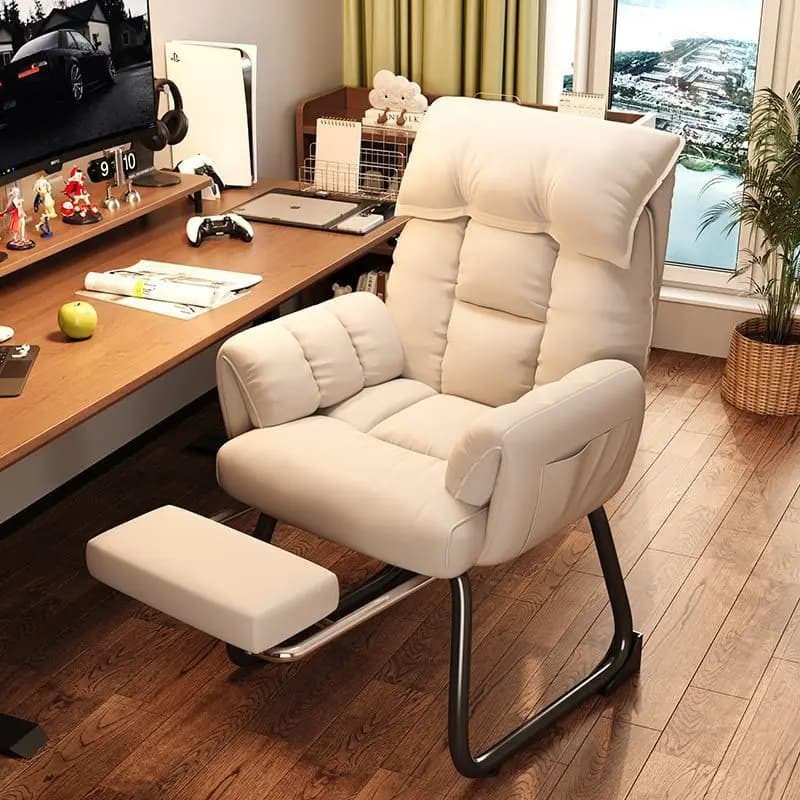 AOLIVIYA Gaming Chair Gamer Computer Chair Office Desk Chair Bow Ergonomic Dorm Backrest Comfortable Study Swivel Seat