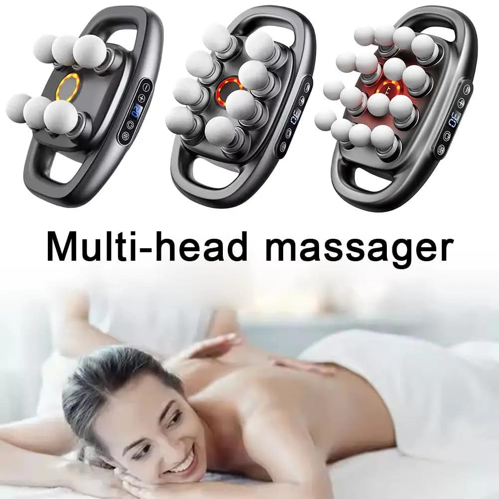 16 Massage heads Massage plate Muscular tissues Deep Vibration Professional 2024 Frequency Wireless Power Masajeador High G X1A0