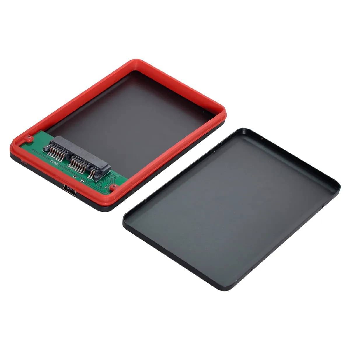 480Mbps USB 2.0 a 1,8 pollici Micro SATA 16pin 7+9 SSD HDD Custodia per disco rigido esterno da 480Mbps a 1,8 pollici Micro SATA
