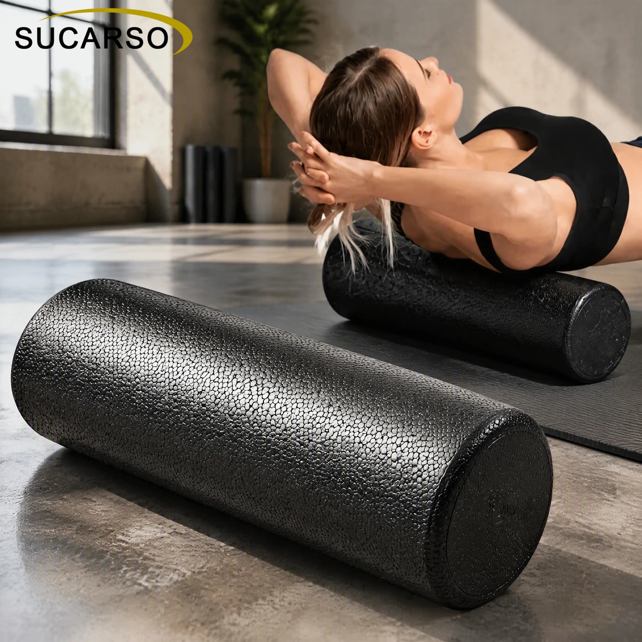 EPP Yoga Pilates Foam Roller 30/45cm Fitness Equipment Massage Roller Body Exercise Training Gym Back Roller for Women Men Gifts