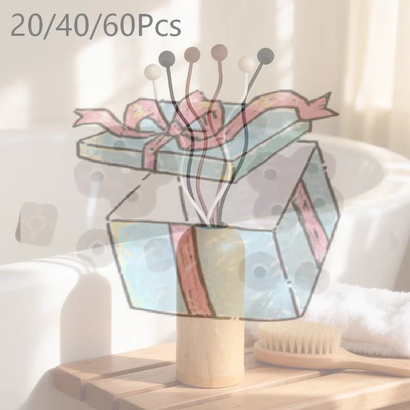 【CCA】Wooden Bead Wave Shaped Rattan Reed Diffuser Sticks Replacement Refill For Home Fragrance Aromatherapy Office Home Decor