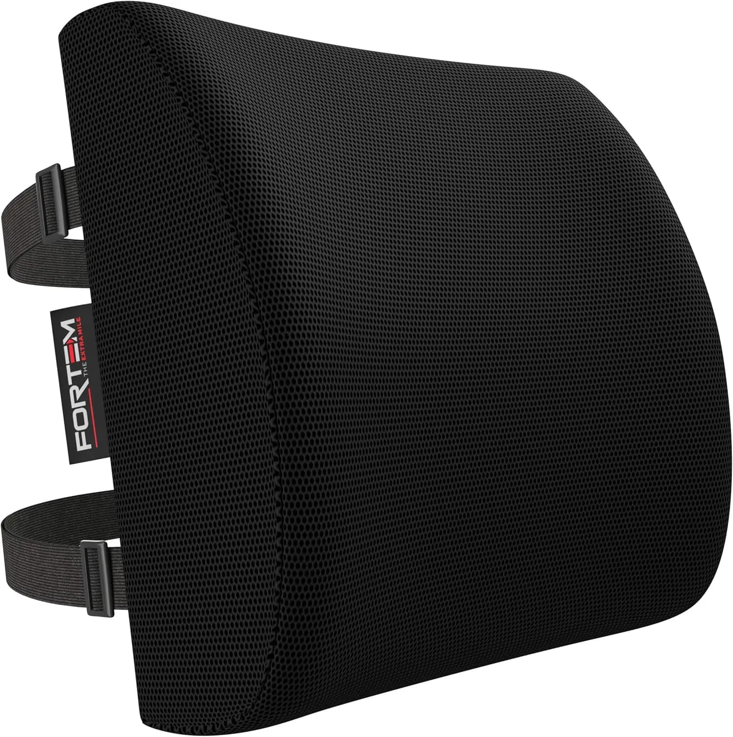 Cuscino Lombare in Memory Foam per Sedia da Ufficio, Auto e Gaming, con Cinghie Regolabili, Rivestimento Traspirante e Lavabile