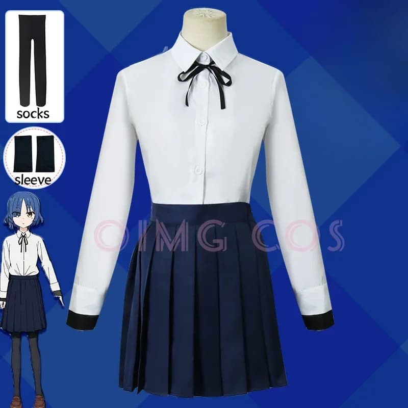 Costume Cosplay di Yamada Ryo da BOCCHI THE ROCK! Costumi di Carnevale per Adulti, Uniformi Anime, Abbigliamento per Halloween e Giochi di Ruolo Femminili