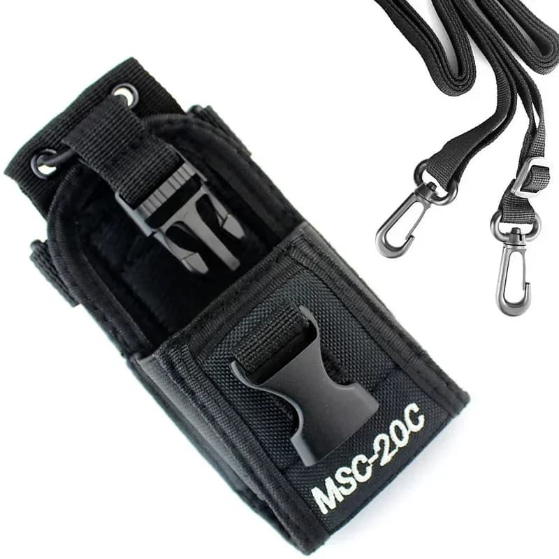 Baofeng MSC-20C Custodia Universale Multifunzione in Nylon per Radio, Borsa Porta Radio per Walkie Talkie UV-5R UV-82 Motorola Yaesu