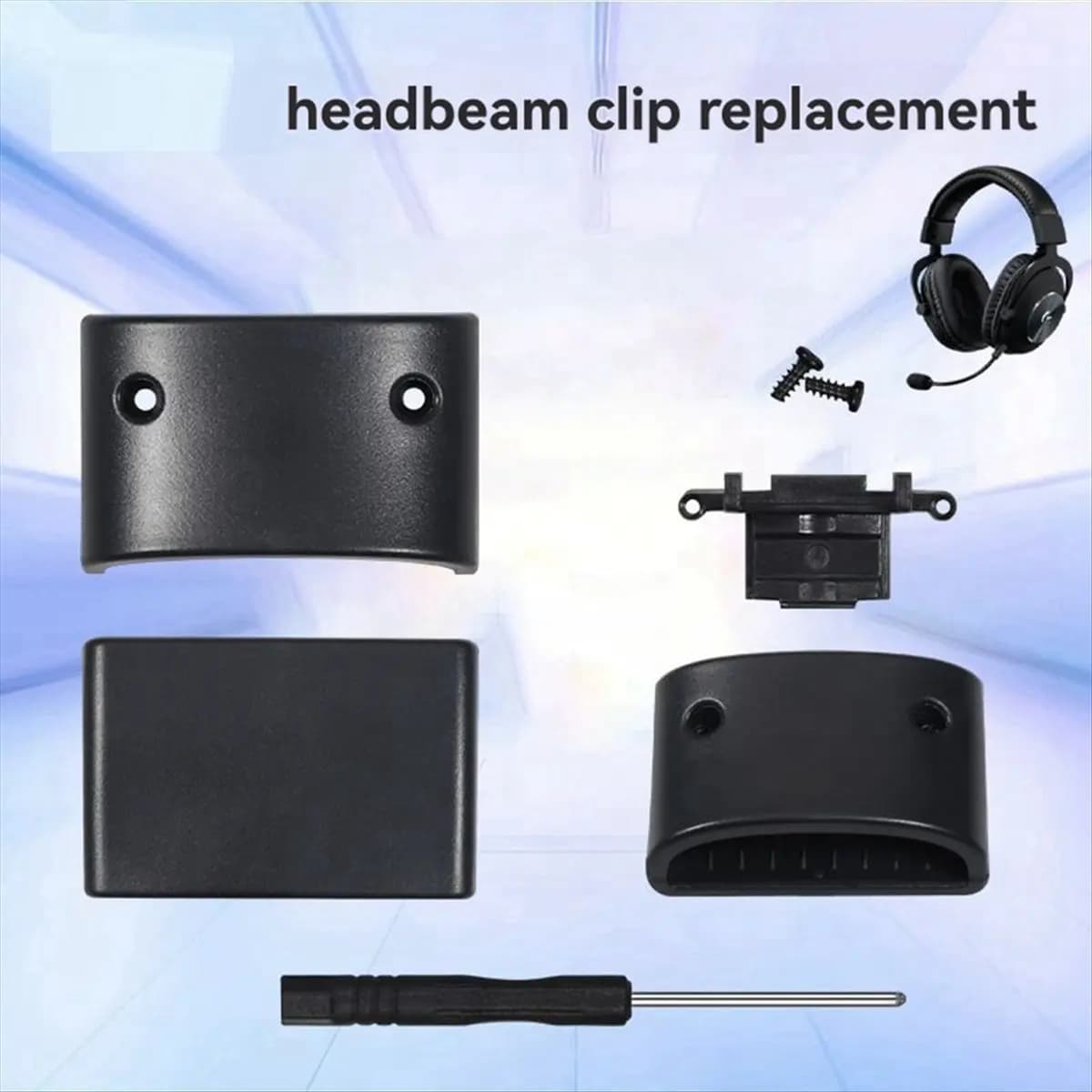 Cerniera di Ricambio N94R per Fascia di Supporto Cuffie Logitech G Pro X - Ricambi per Riparazione Fascia