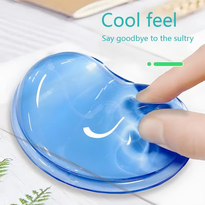 Ergonomic mouse pad with Cool Feel, anti-fatigue, anti-slip, for office games