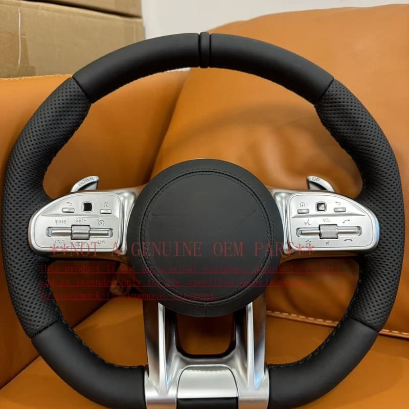 For Mercedes‑Benz A C E G S Class CLA CLE GLC GLE Steering Wheel Horn Cover 809 AMG Style Assembly Horn Shell