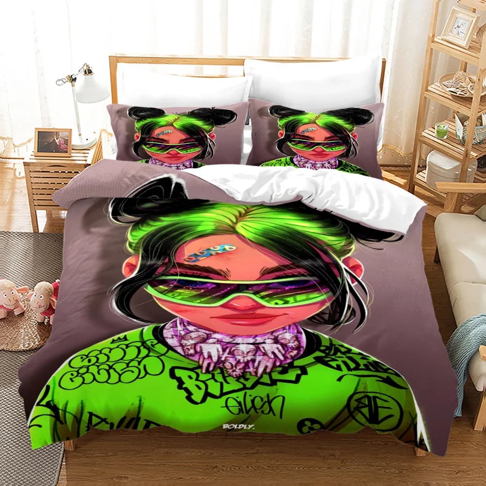 3pcs Bedding Set Sexy Beauty Girl 3D Printed Cozy Duvet Cover King Queen Twin Size Birthday Gift for Adult Bedroom Decor