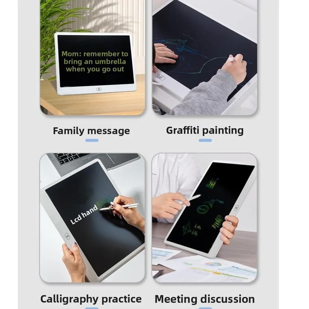 High Quality 16/13/11 Inch LCD Writing Board Eye Protection Reusable Writing Tablet Erasable Drawing Tablet Children Drawing