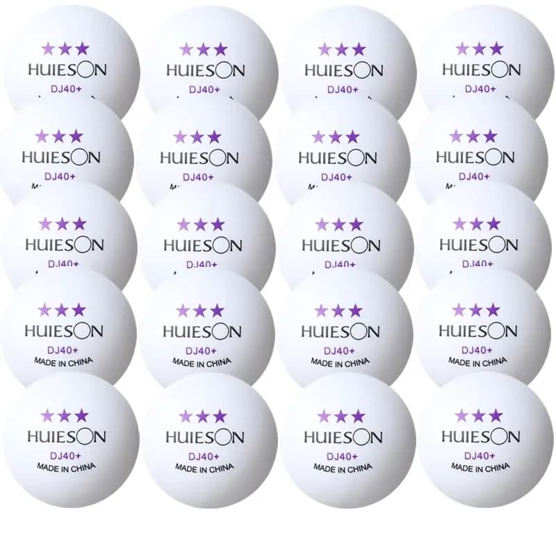 Eroswing Huieson 3-Star ABS 40+ Table Tennis Balls, 2.8g New Professional Ping Pong Training Balls, 20/50/100 Packs Optional