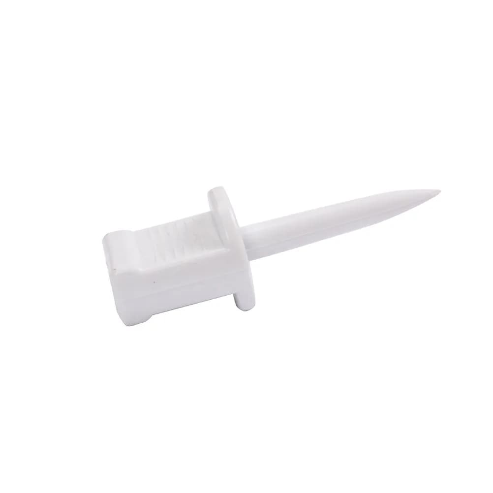 20 Pezzi Chiodi per Bersaglio in Nylon 6,5 cm, Perni Fissi in Plastica per Tiro con l'Arco, Accessori Professionali per Tiro all'Aperto, Beige