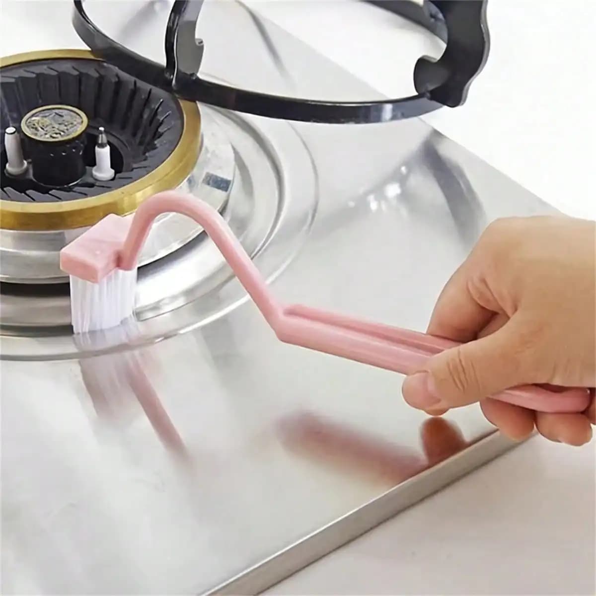 1pc small toilet cleaning brushes, a must-have tool for home bathrooms with no dead corners, can be rotated and hung on the wall