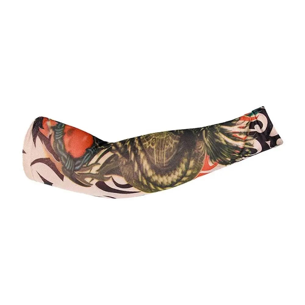 Arm Covers Flower Arm Tattoo Sleeve Arm Warmers Cycling Gloves Sun Protection Cover Flower Arm Pattern UV Protection