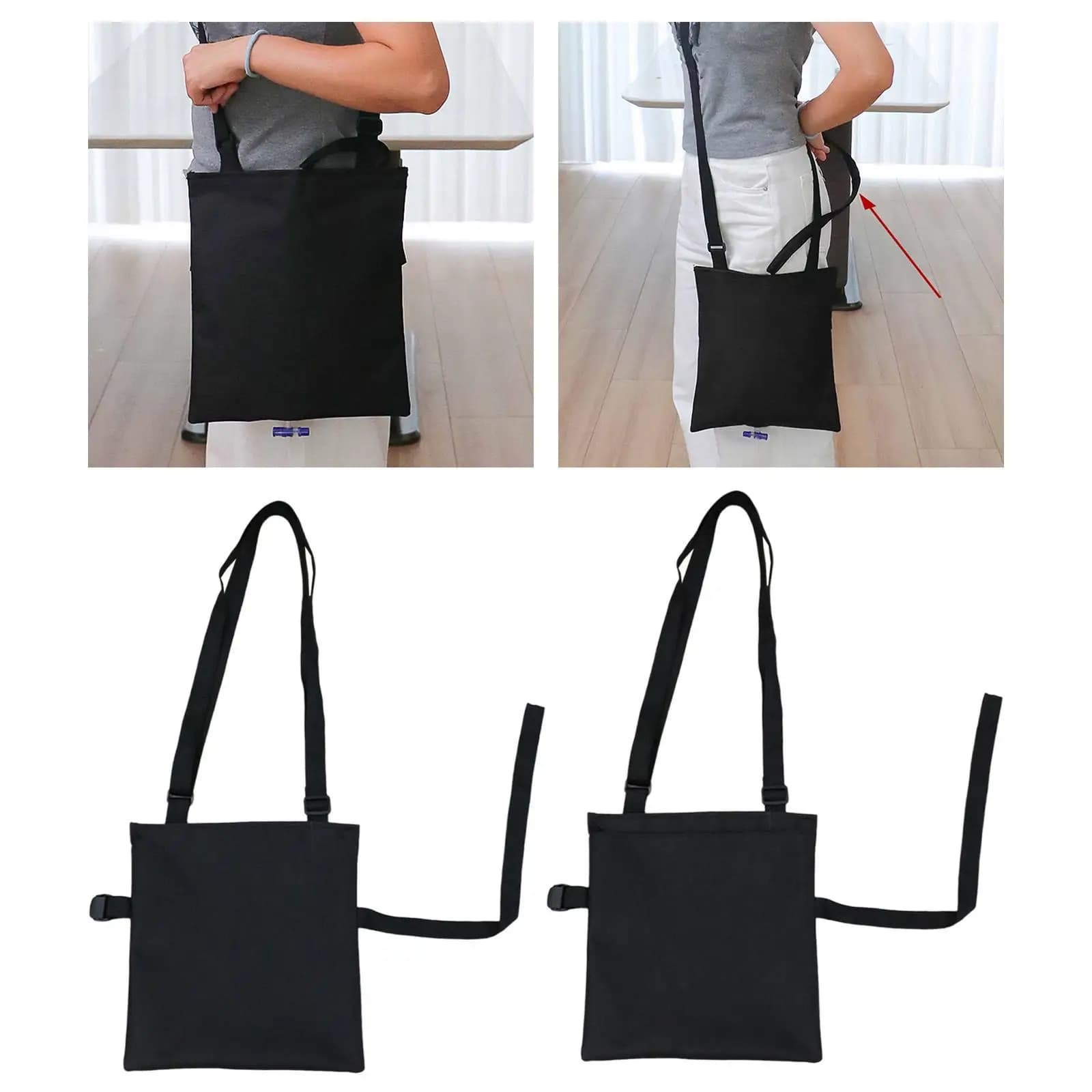 Supporto per sacchetto di drenaggio dell'urina Proteggi la tua privacy Supporto per borsa per catetere con copertura per sacchetto di drenaggio portatile per anziani diurni e notturni