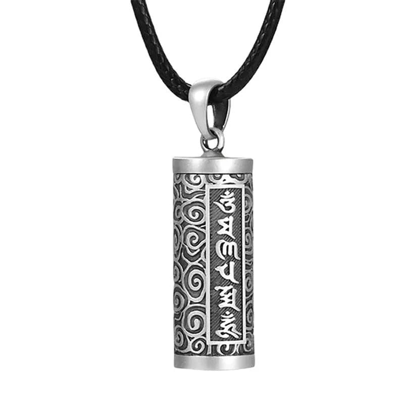 Offerta Speciale 1 Pezzo Portapillole Cilindrico Impermeabile Placcato Rame Argento, Ciondolo Urna Commemorativa, Gioiello Collana