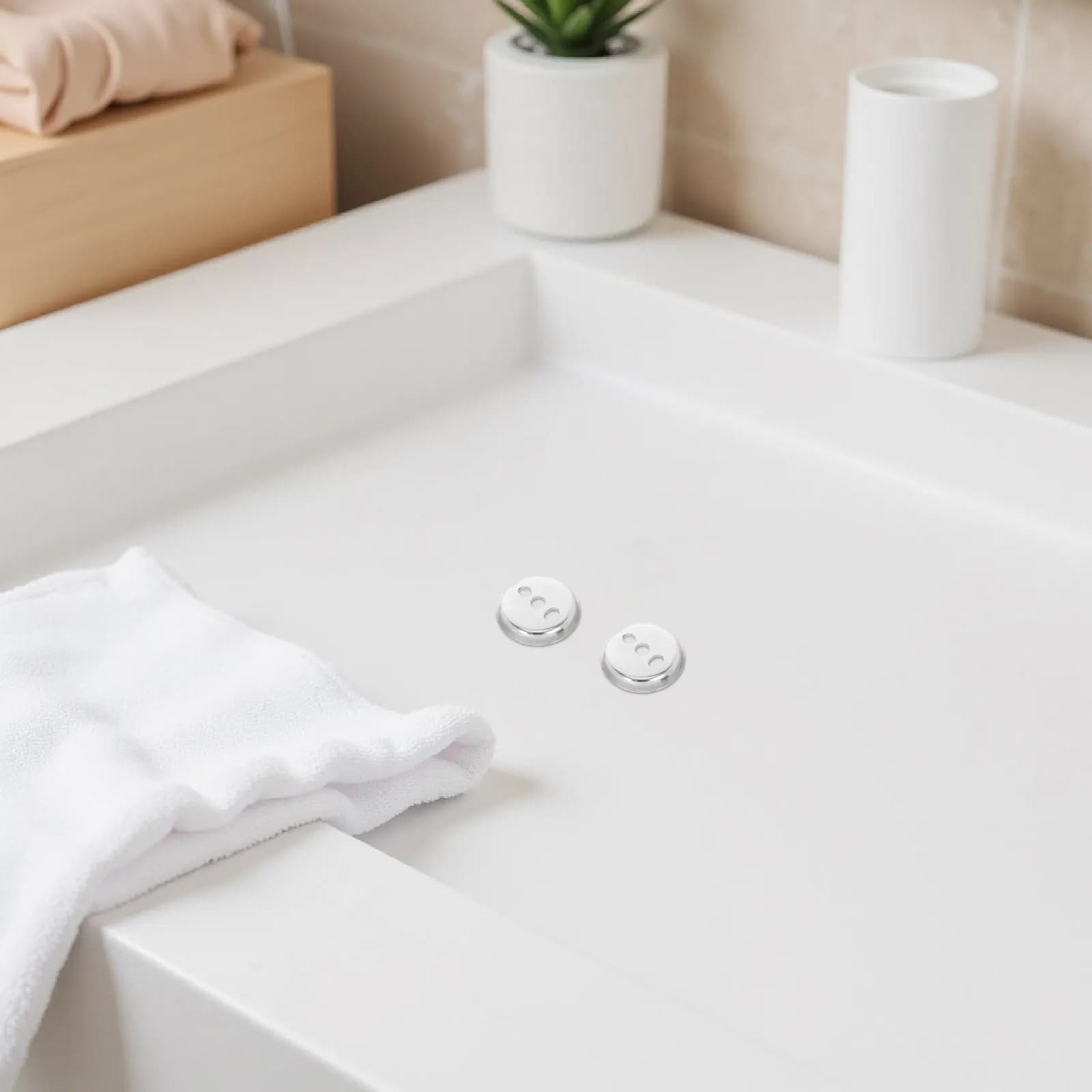 6Pcs Towel Bar Mounting Hardware Stainless Steel Bathroom Pad Fixing Plate Wall Protector Stable Base DIY Installation Kit