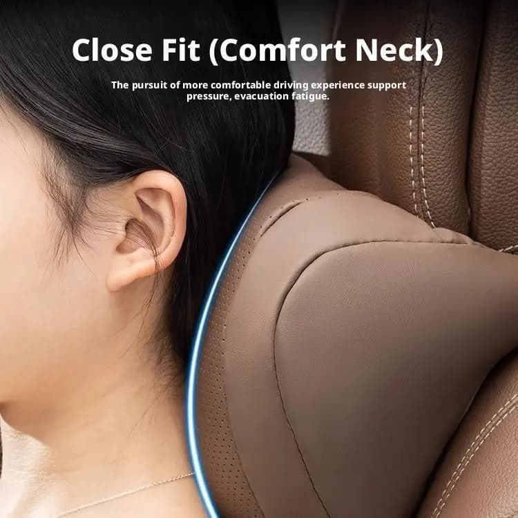 Supporto per cuscino poggiatesta per auto - Cuscino per collo e schienale per Tesla per Mercedes per Audi per Maybach - Comfort ergonomico per seggiolino auto