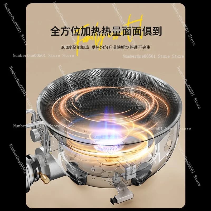 Portable Gas Stove for Open Camping, Kitchen Set Integrated with Pot, Picnic Burner, New Model