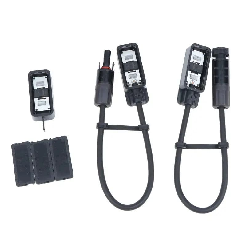 Solar Panel Adaptor Junction Box 1500V 30A High Conductivity for DIY Small Solar Energy Power Project Assembly