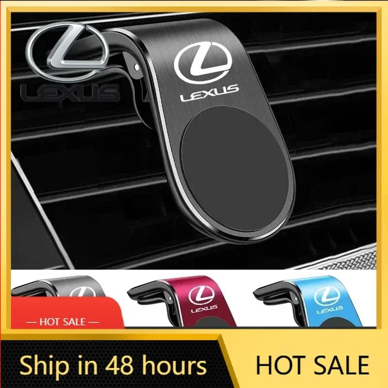 Car Sticker Interior Stickers Magnetic Car Phone Holder Metal Stand Interior Accessories For Lexus F SPORT ES RX NX LS UX LM LX