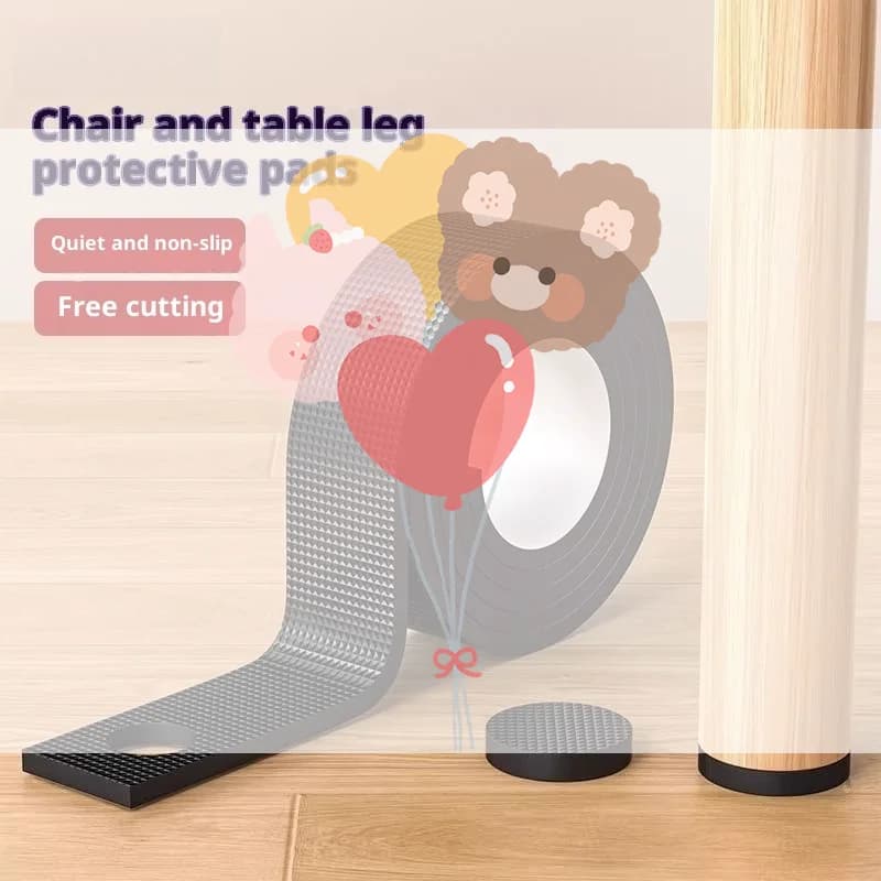 Cuscinetti antiscivolo per mobili, protezioni autoadesive in gomma per gambe di mobili, protezioni per pavimenti resistenti per sedie, tavoli, divani e pavimenti