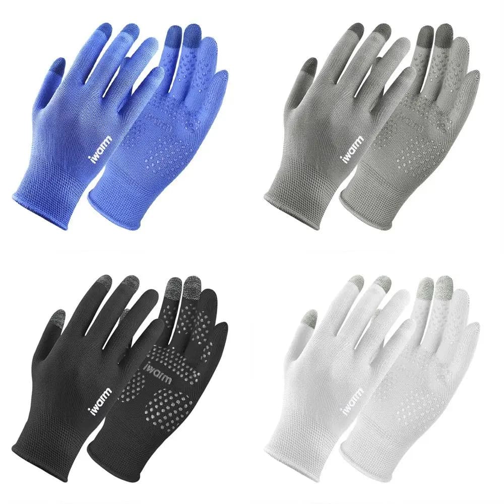 Guanti Sottili da Uomo per Guida e Arrampicata, Anti-UV, a Cinque Dita, Stile Coreano, Guanti da Donna per Protezione Solare