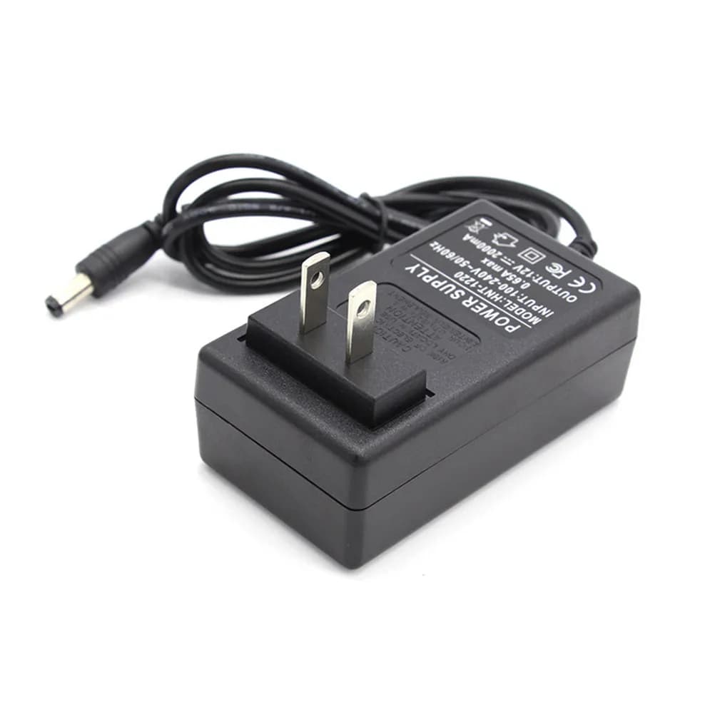 Power Supply Adapter 12V 2A Ac 110V Universal Charger for External Hdd Wlan Router LCD Box Recorder Speaker Camera Dc