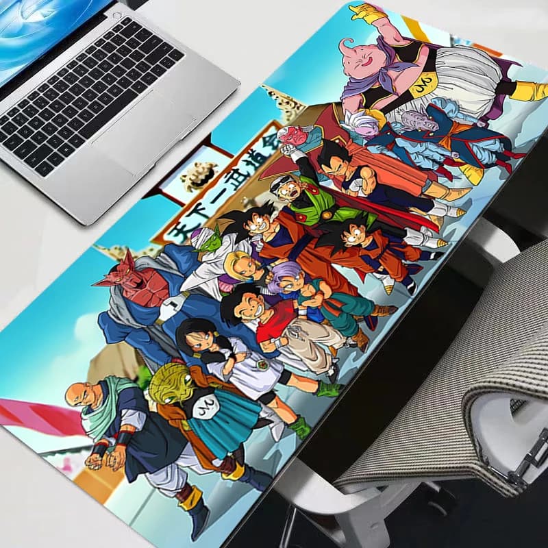 Grande tastiera da gioco Tappeto Laptop Giappone Cool Anime Mouse Pad Nuovo XXL Nero DBZ Dragon Ball Z Tappetino da scrivania PC Gamer Tappeto Mousepad