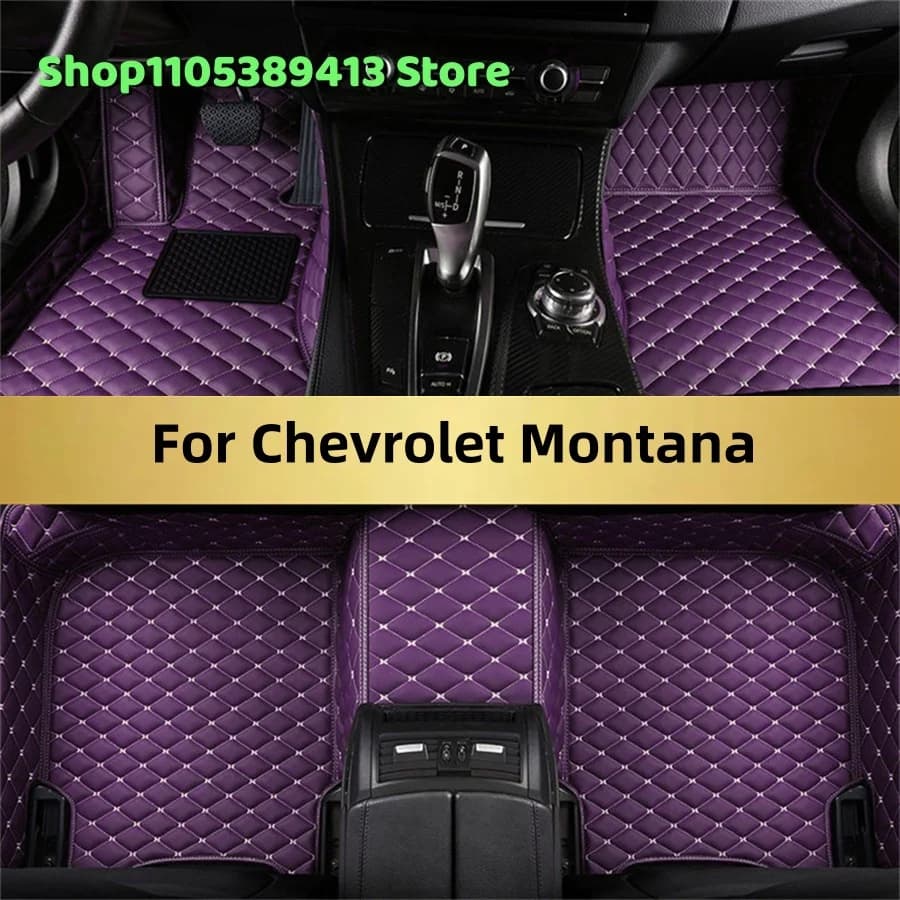 Tappetini Auto Personalizzati per Chevrolet Montana 2023 2024 2025 2026 2027 2028 Accessori Tappeti Auto Moquette