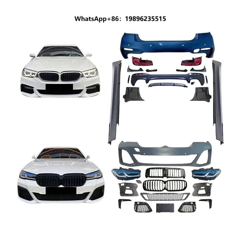 Best Price 2020 5S Old to New Car Bumper Grille Rear Diffuser Side Skirt Bodykit for G30 to Mt Body Kit