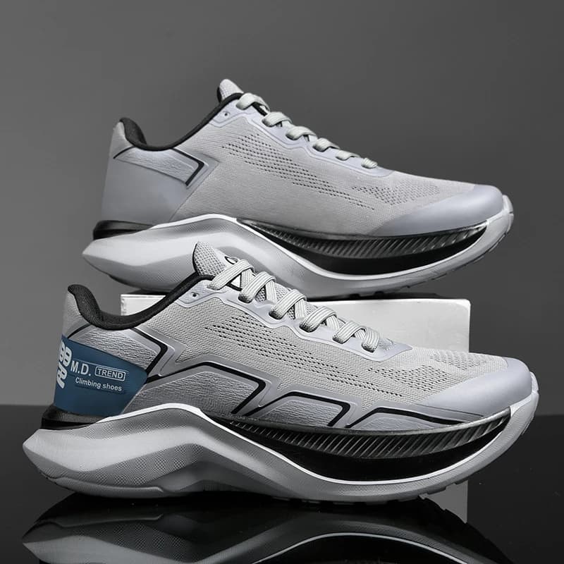 Scarpe sportive da uomo Mesh Traspirante Leggero Comfort Scarpe da corsa resistenti all'usura Piattaforma morbida antiscivolo Scarpe da ginnastica alla moda Uomo